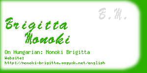 brigitta monoki business card